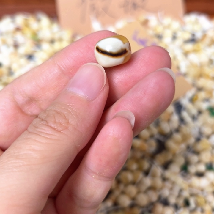 蜜蜡未镶嵌裸石12.7mm一个