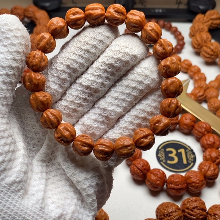 岩***吊坠文玩核桃12八棱