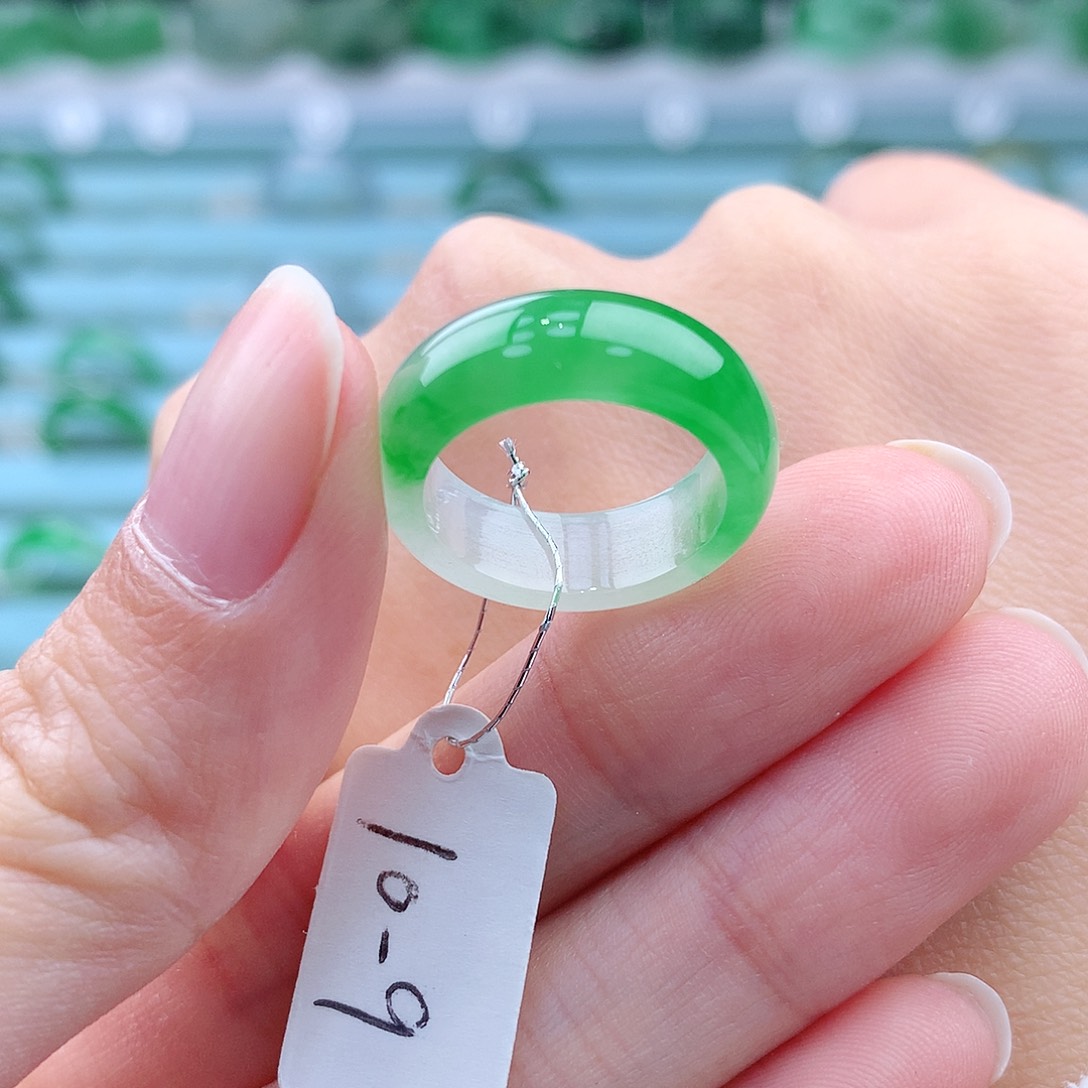 翡翠戒指未镶嵌提**苏缅甸翡翠A货