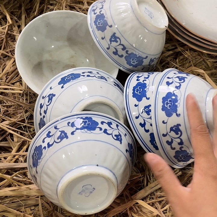 瓷片7*景德镇陶瓷6个