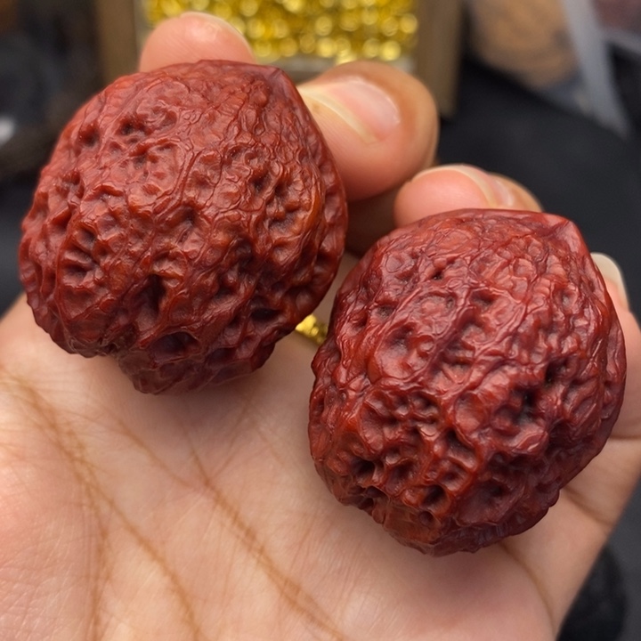 把件文玩核桃41尺蛇皮元宝