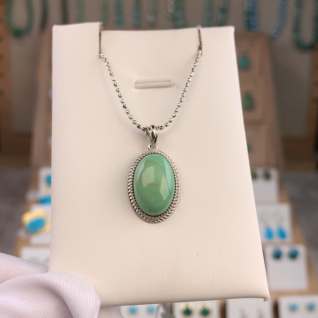 绿松石未镶嵌吊坠(不含链)