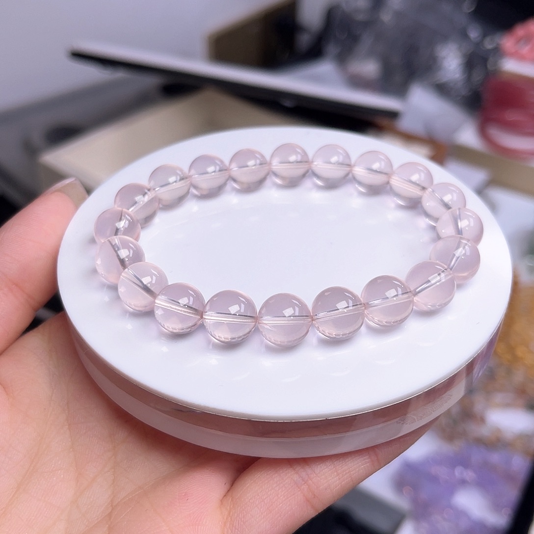 水晶手链未镶嵌?*天然水晶10mm