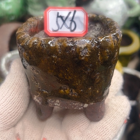 粗陶花盆手工花盆制作