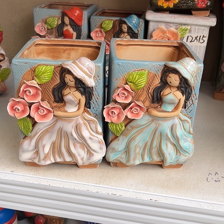 粗陶材质多肉花盆