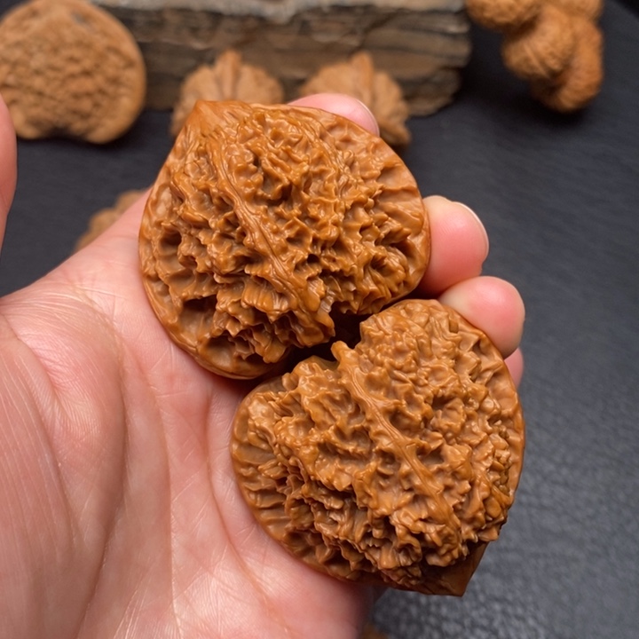 桃核把件尺寸44星星