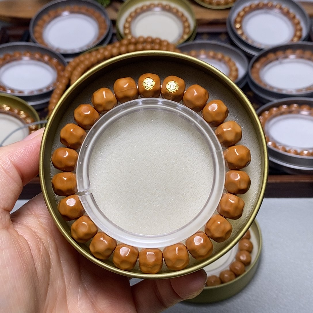 猴头核桃手串325号11左右18K双标毕业奶酪全品