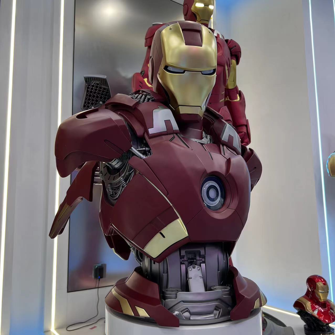 MK7钢铁侠半身胸像1/1钢铁侠家居潮流摆件