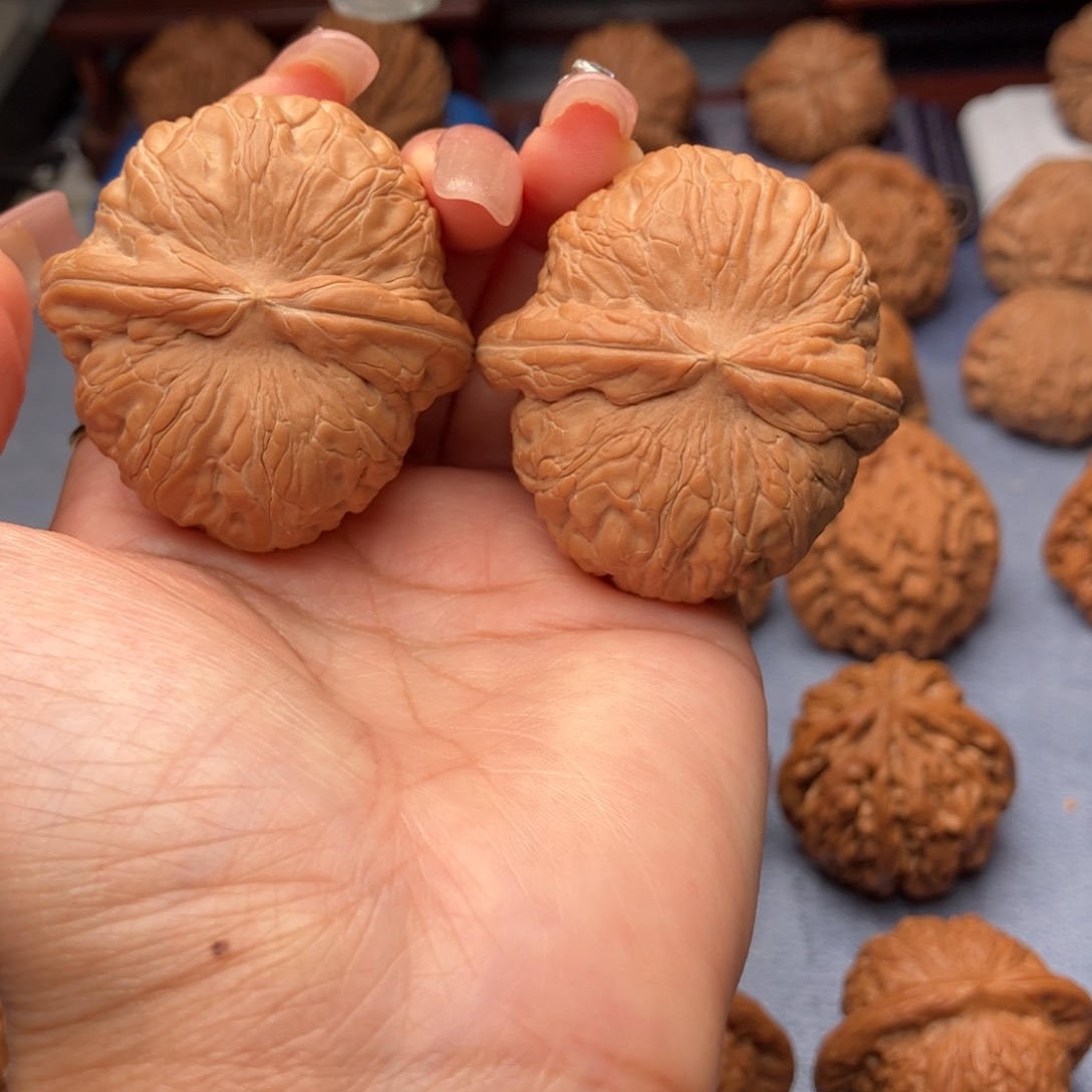 文玩核桃把件平谷元宝43