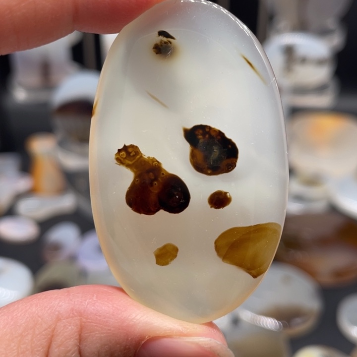 玛瑙/玉髓合金颈饰