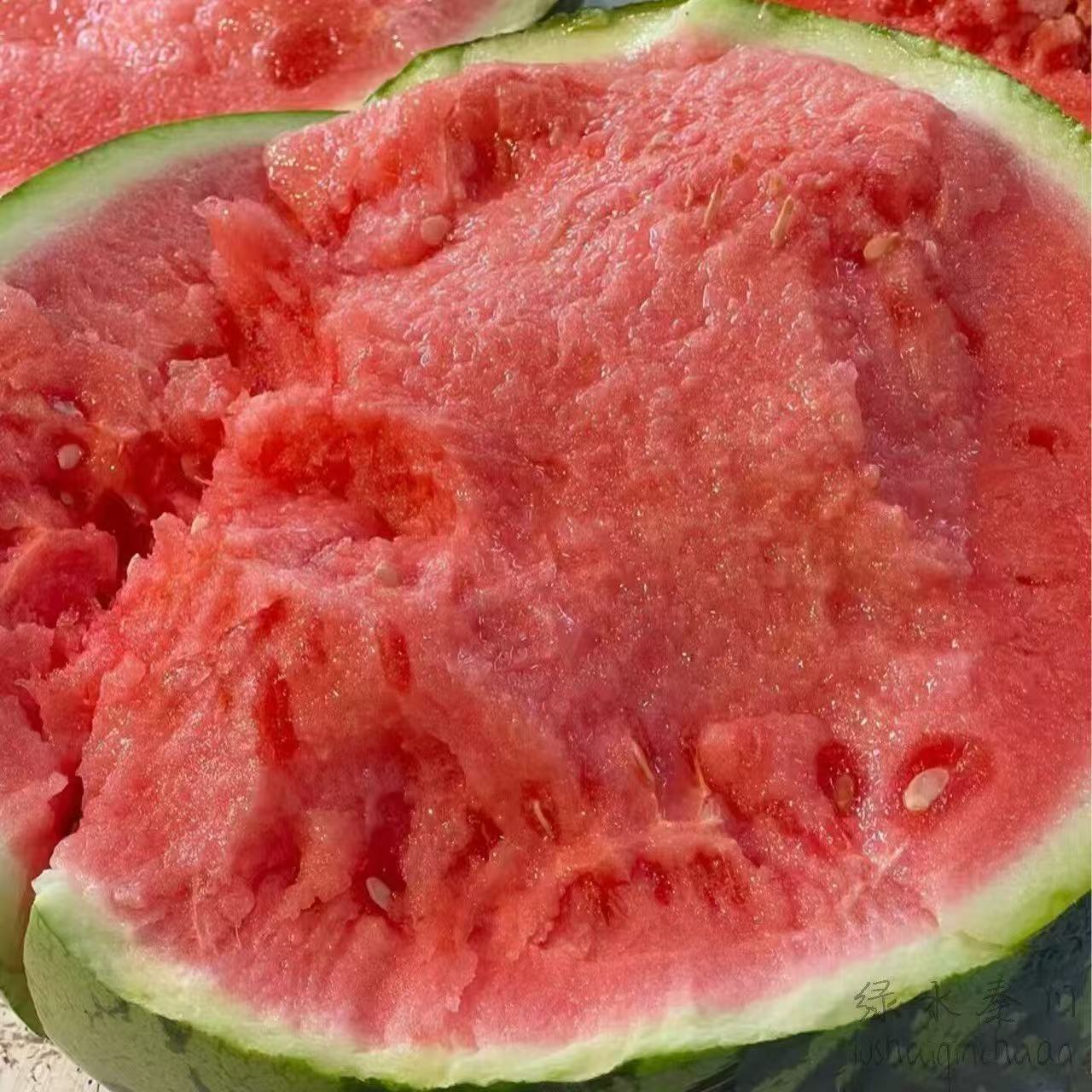 【农家自种】25年头茬西瓜应季薄皮现摘冰糖有籽新鲜水果超甜麒麟瓜