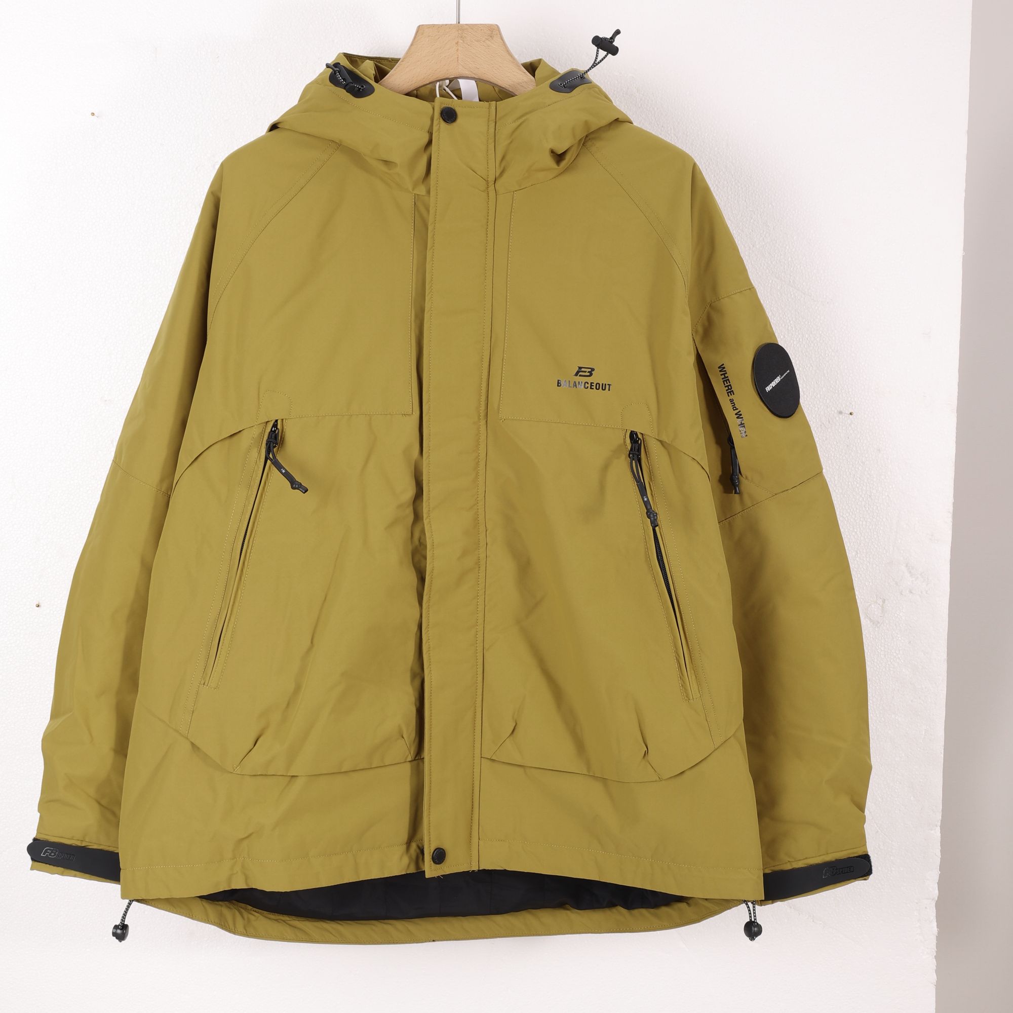 【冯漂亮甄选】M571时尚潮流休闲百搭个性棉衣