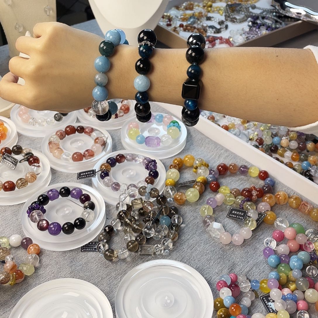 水晶手链银S925镶嵌