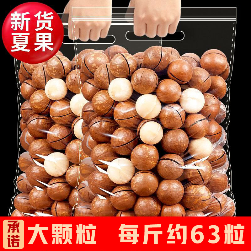 新货特大夏威夷果奶香味饱满酥脆开口坚果零食送开口器