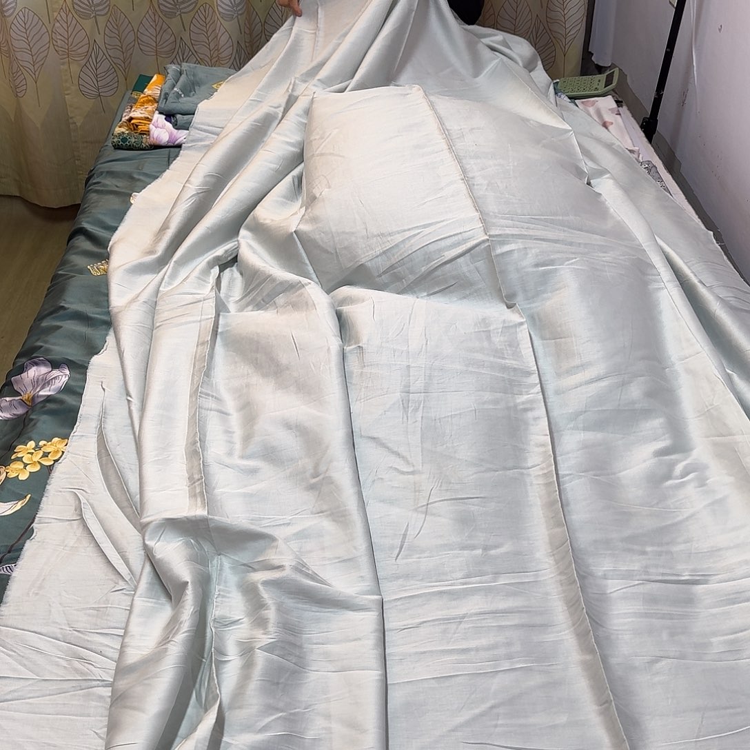 棉2.3米月牙白贡缎