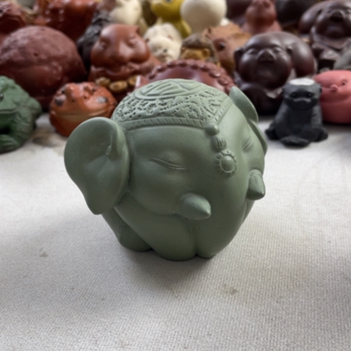 【闪购商品】紫砂茶宠老****?紫砂大象