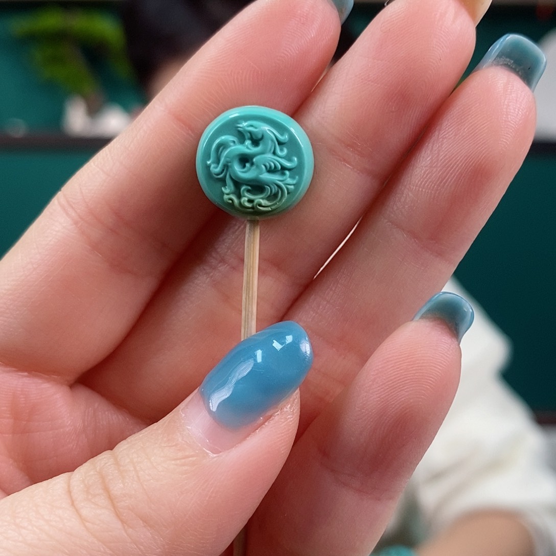 绿松石珠宝奇石未镶嵌