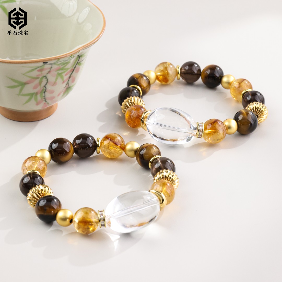 【举石臻品】TH1229-222-36853水晶合金手串（一件/多样性发）N