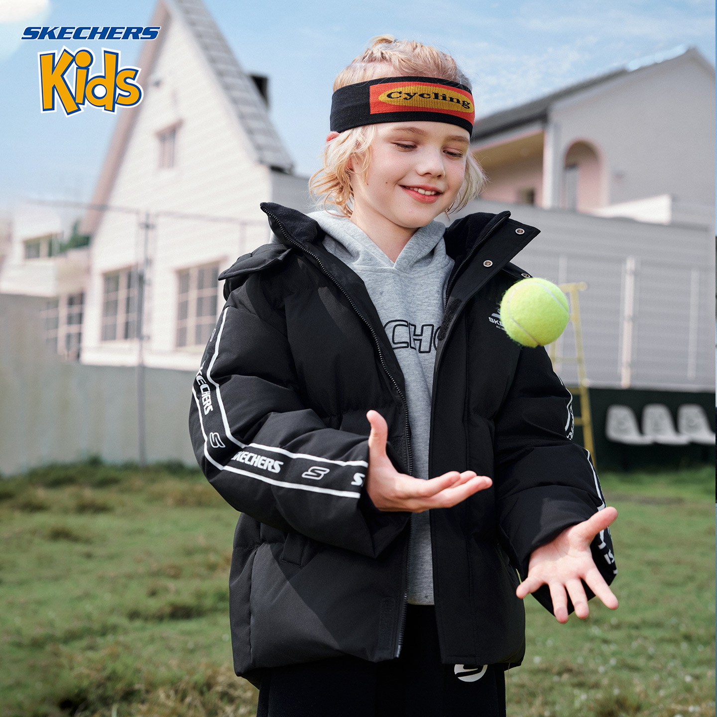 【ZL】SKECHERS斯凯奇童装新款羽绒短款厚款H425B063