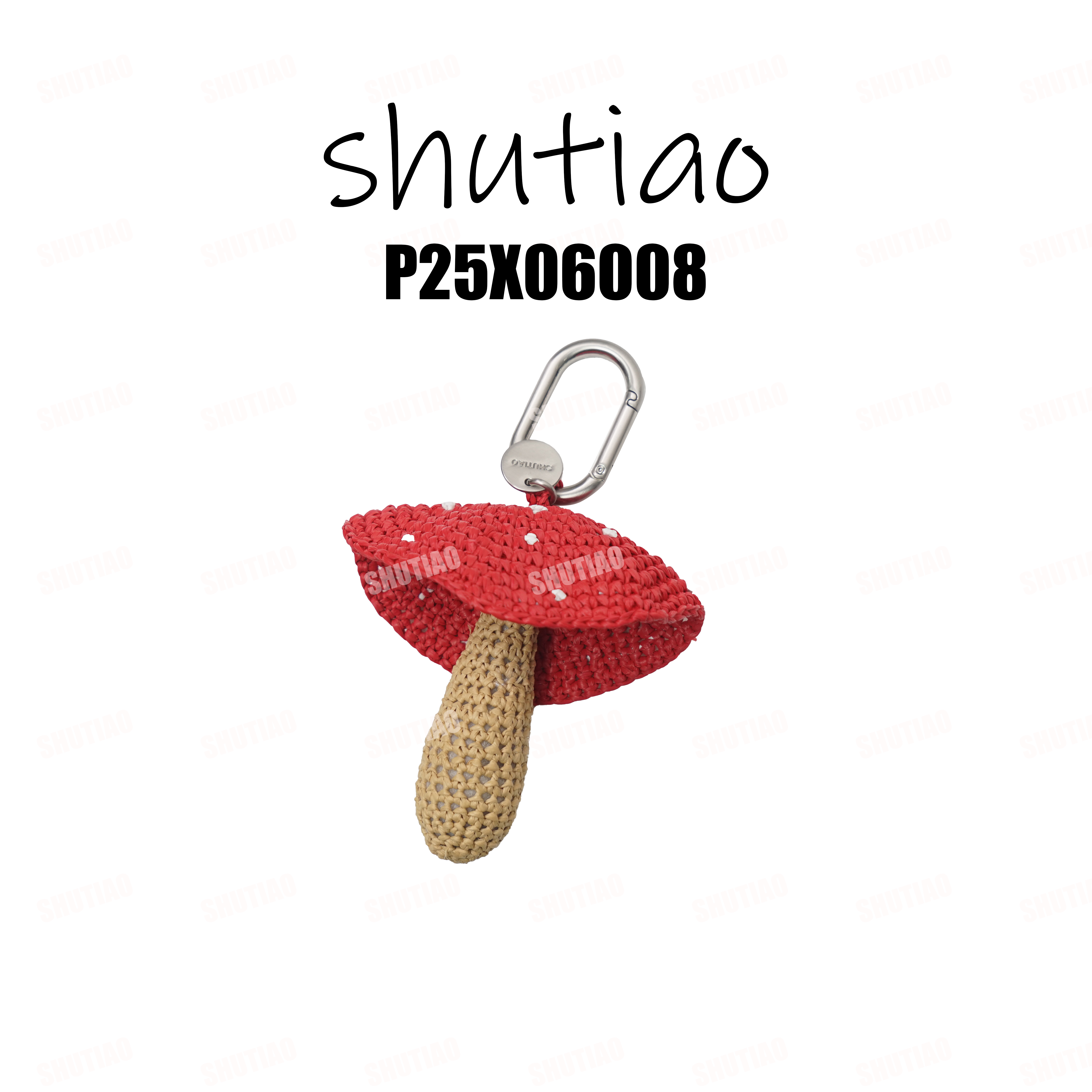 【SHUTIAO】2025冬季：新款小众设计款蘑菇挂件P25X06008