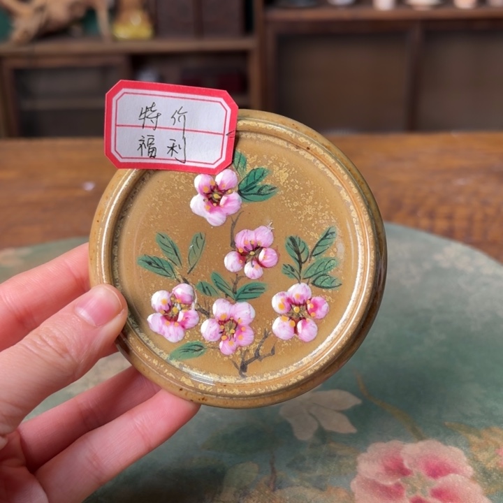 柴烧纯手工手绘陶瓷