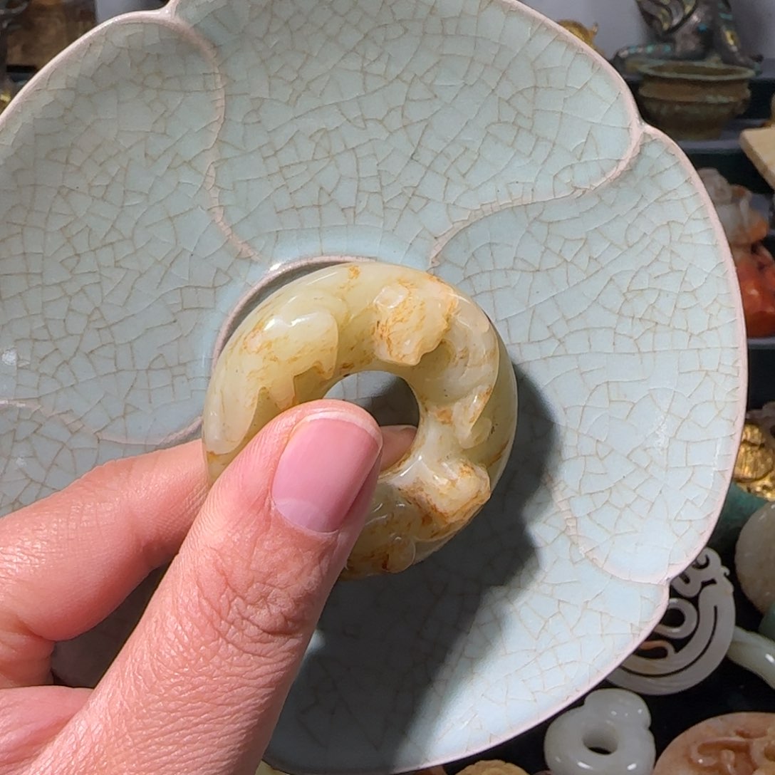 摆件福****桌富贵荣华瓷器摆件