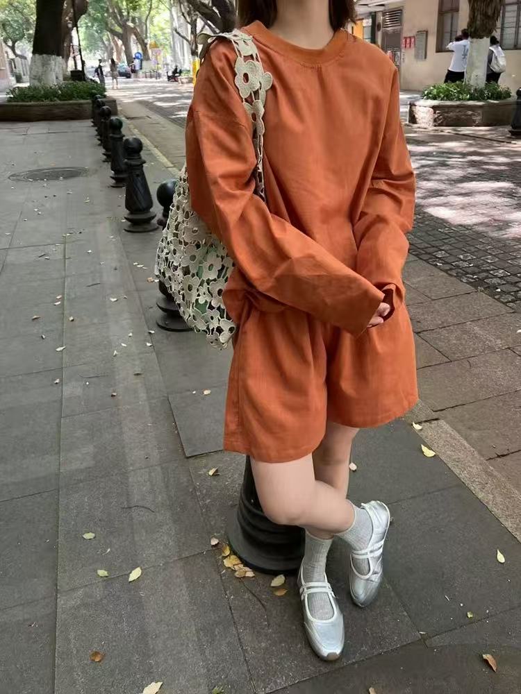 Z.X 欧货慵懒风麻料套装 2530（C4↓）