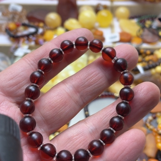 未镶嵌蜜蜡手串手串