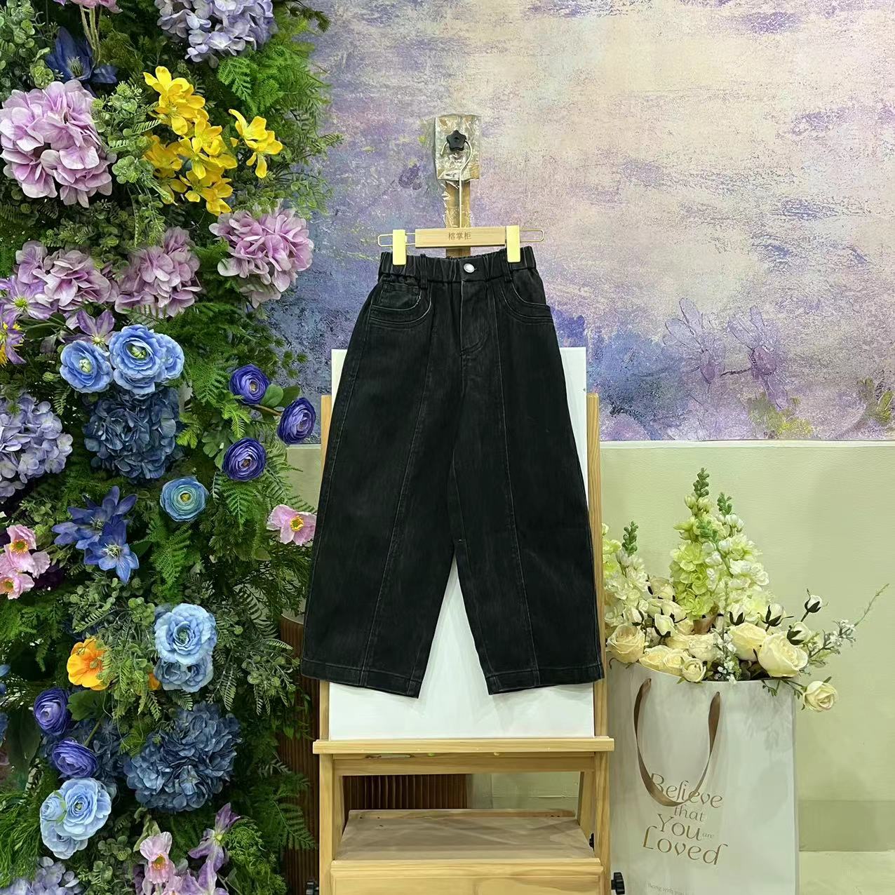 369F黑色裤子5534