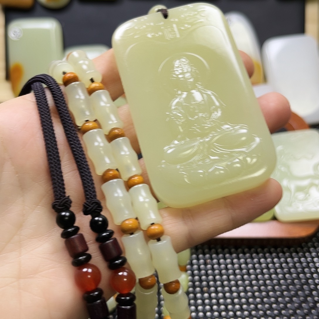 y***u玉观音牌子晴水色