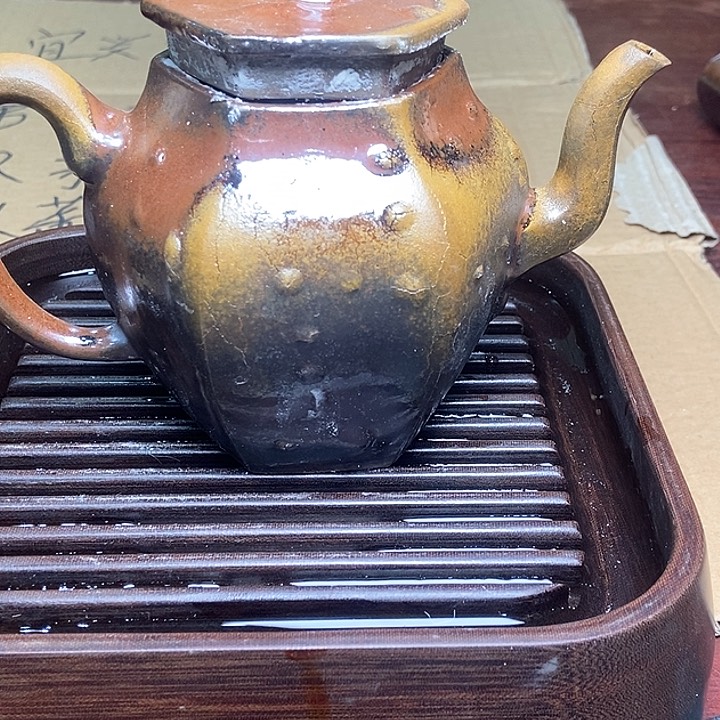 紫砂茶壶柴烧紫砂