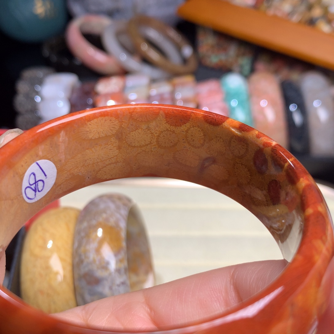 硅化玉手镯未镶嵌容*