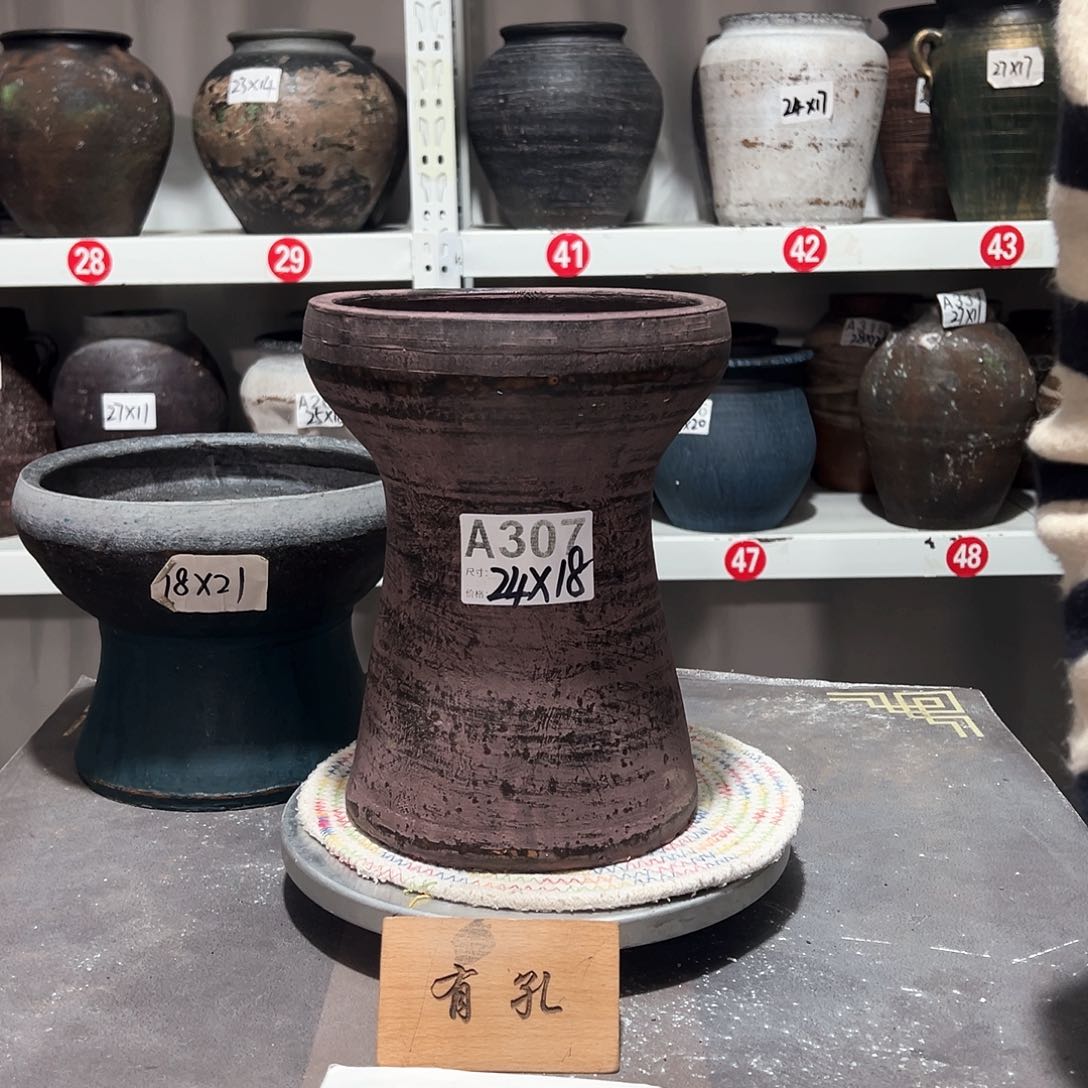 红陶36粉色带孔发货