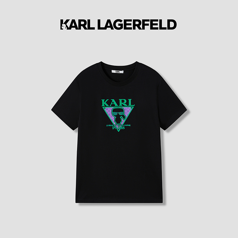 【官方男装】KARL LAGERFELD卡尔拉格斐夏季新款T恤1K1E30602517