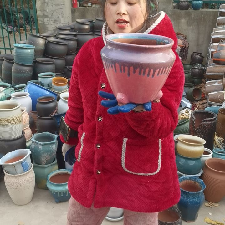 红陶口25高25瑕疵