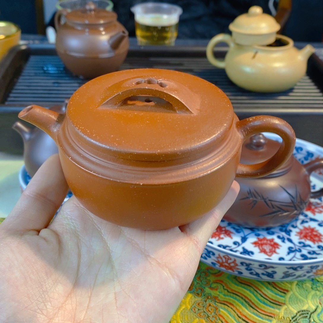 紫砂茶壶汉瓦紫砂壶