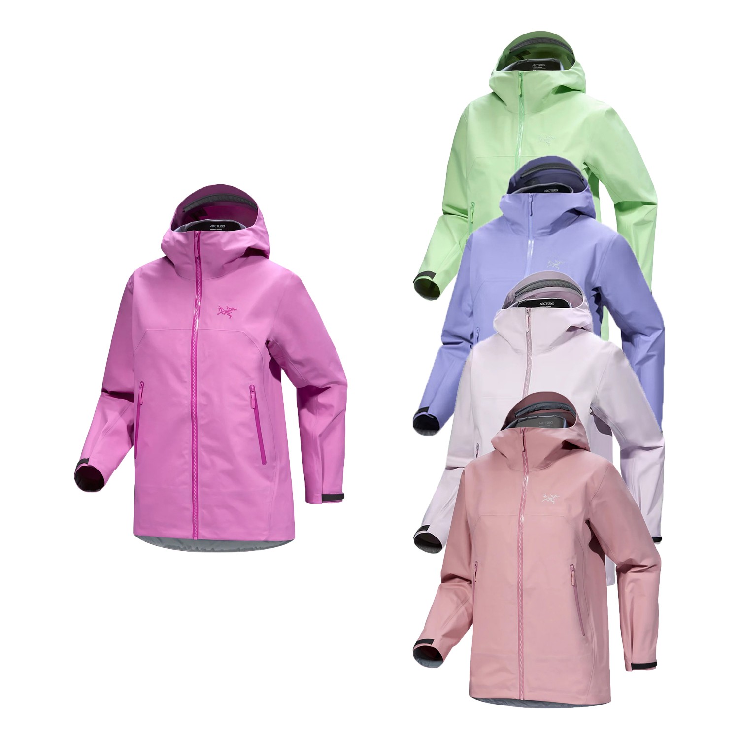 【女款】ARC'TERYX/始祖鸟Beta Jacket纯色拉链连帽硬壳冲锋衣夹克