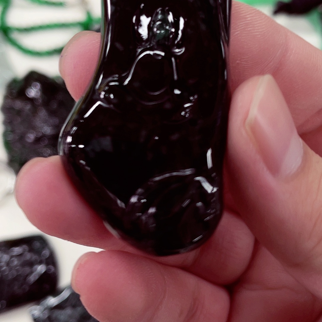 翡翠未镶嵌颈饰先鉴后发一物一证