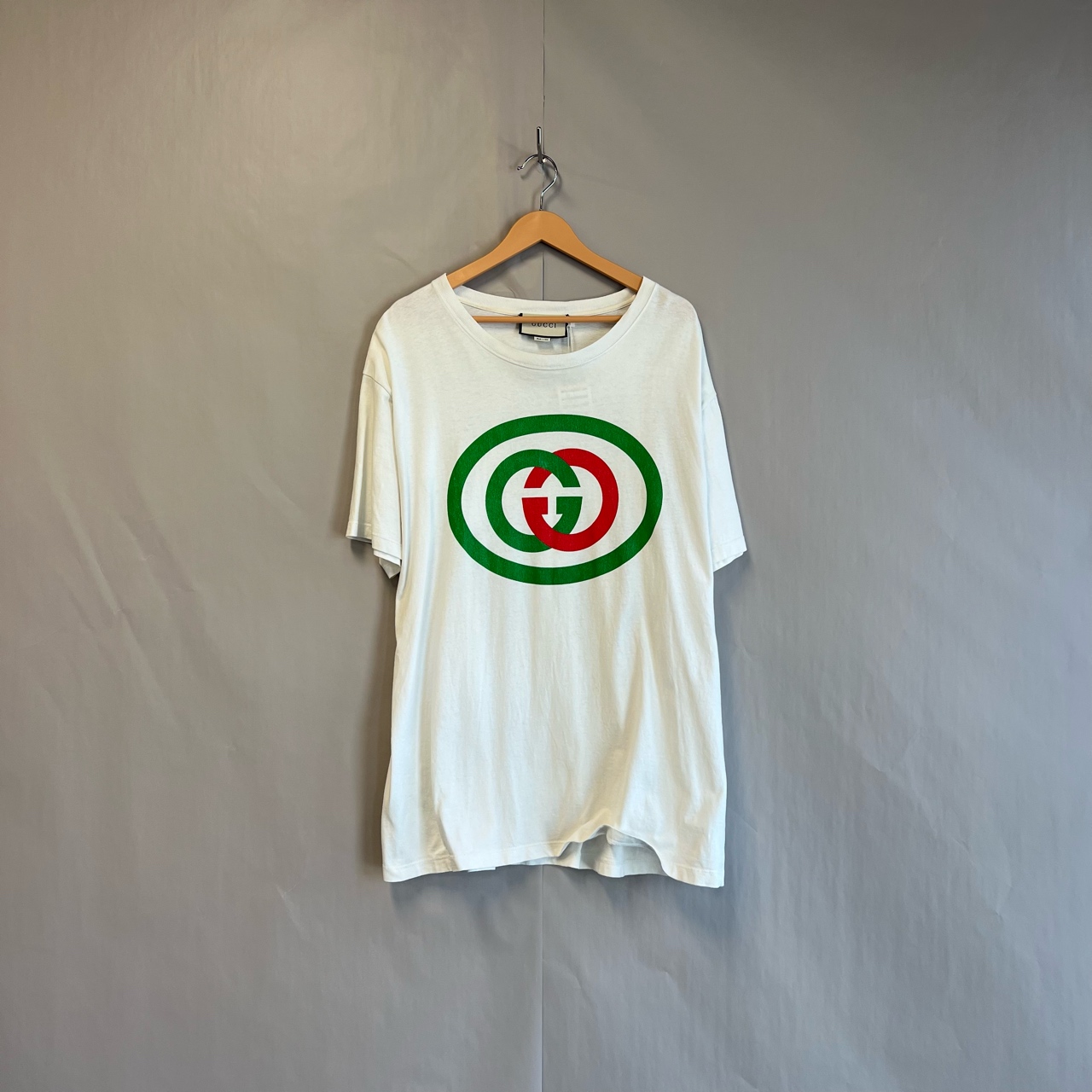 90新 GUCCI/古驰  福利款 圆领锁扣短袖 L码 