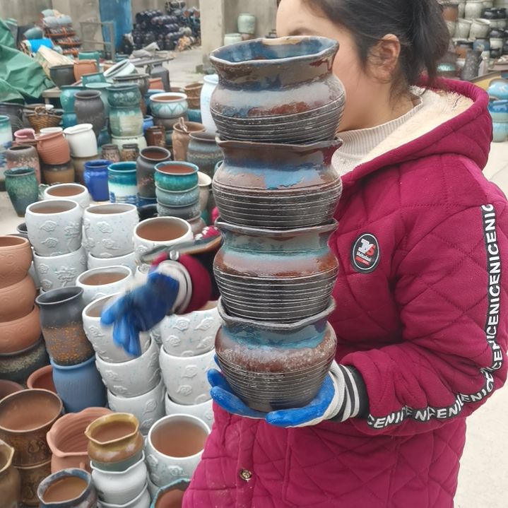 红陶口14高13～瑕疵