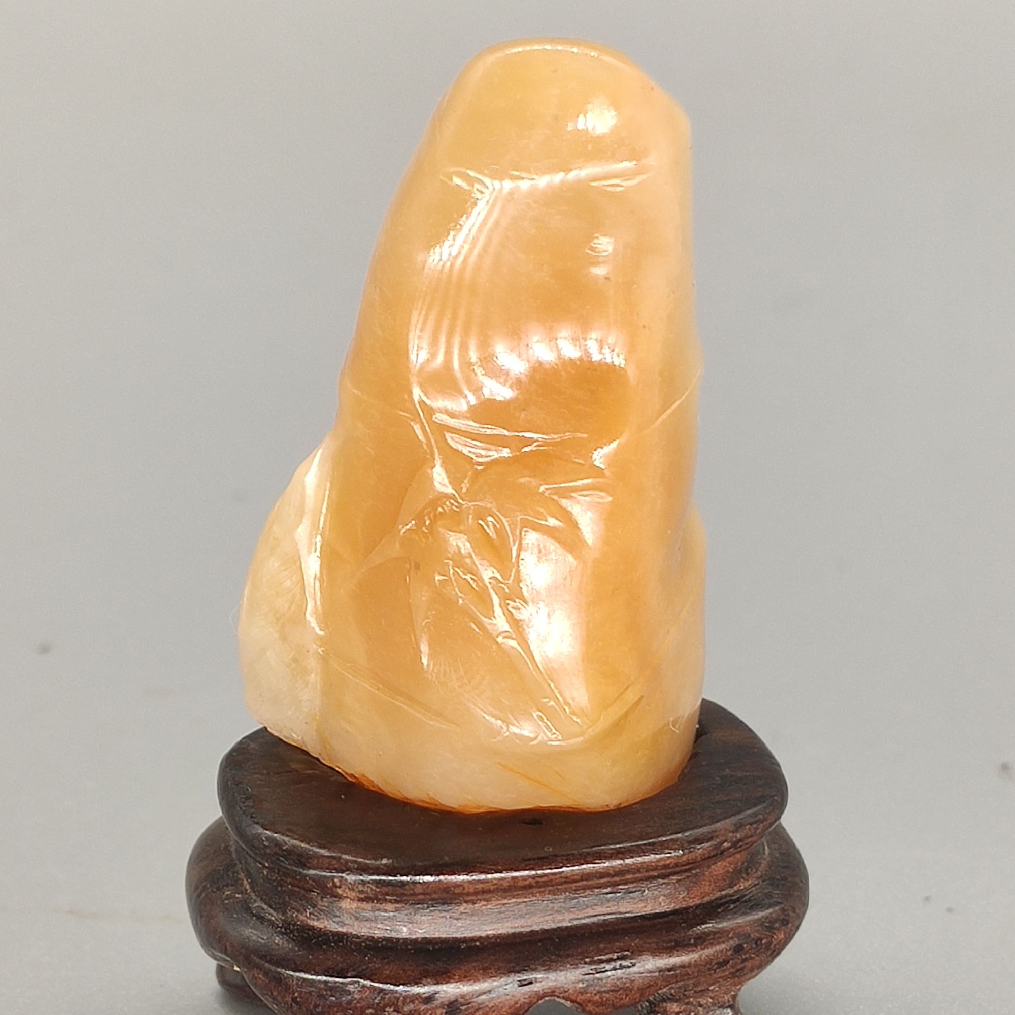 国石/寿山田黄石节节高摆件/田黄石/ST2336