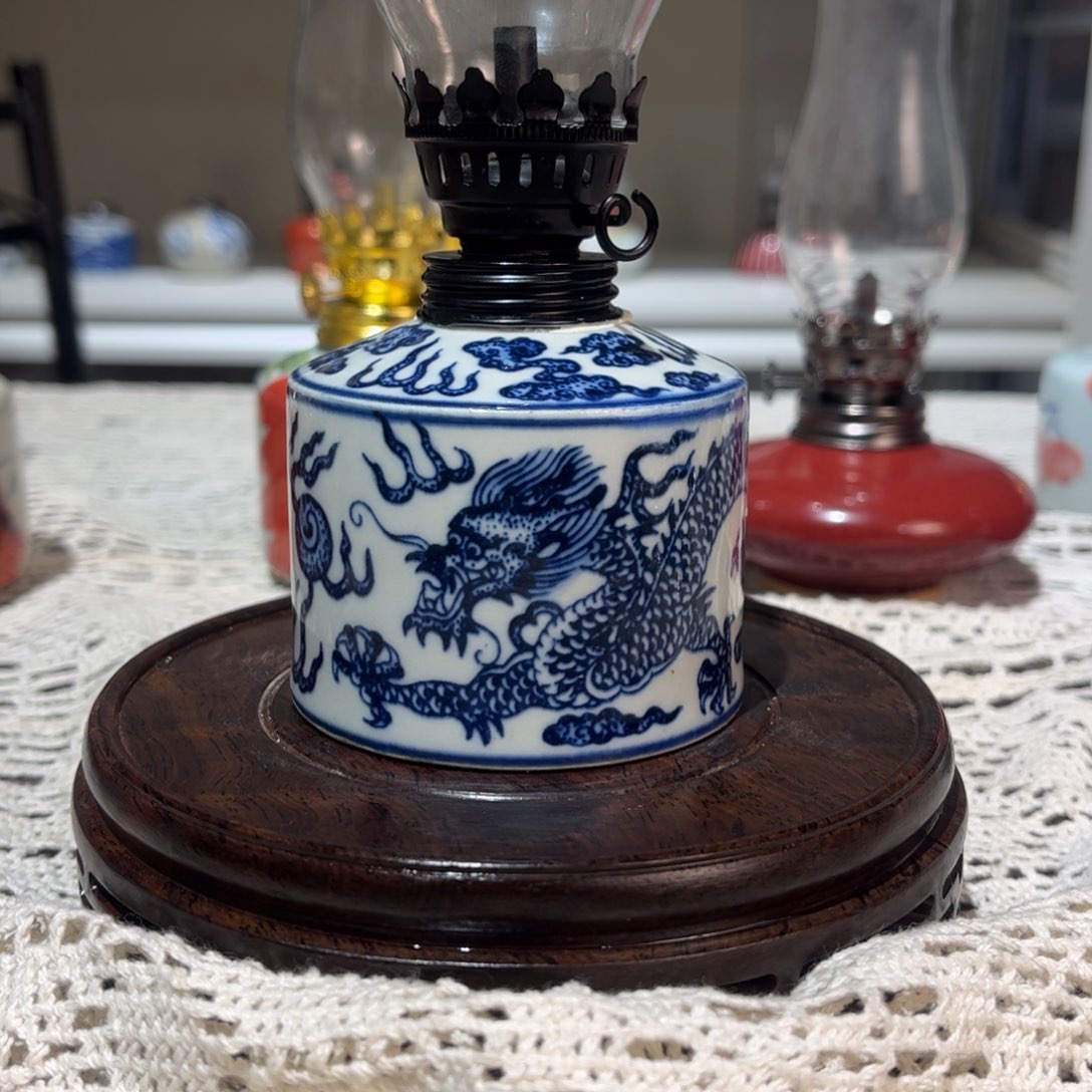 摆件景德镇陶瓷香薰灯