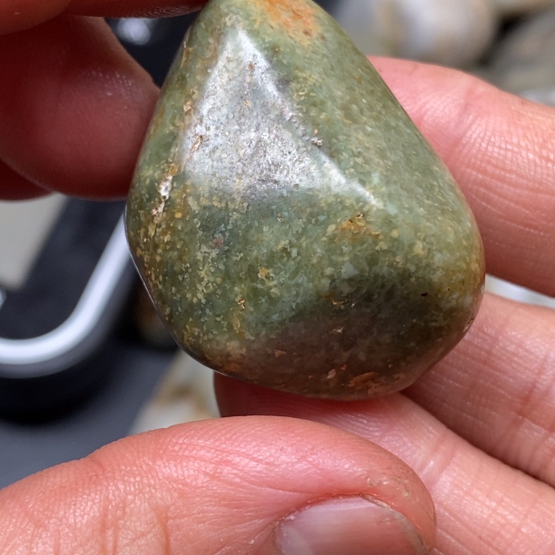 和田玉挂件银S925镀金镶嵌