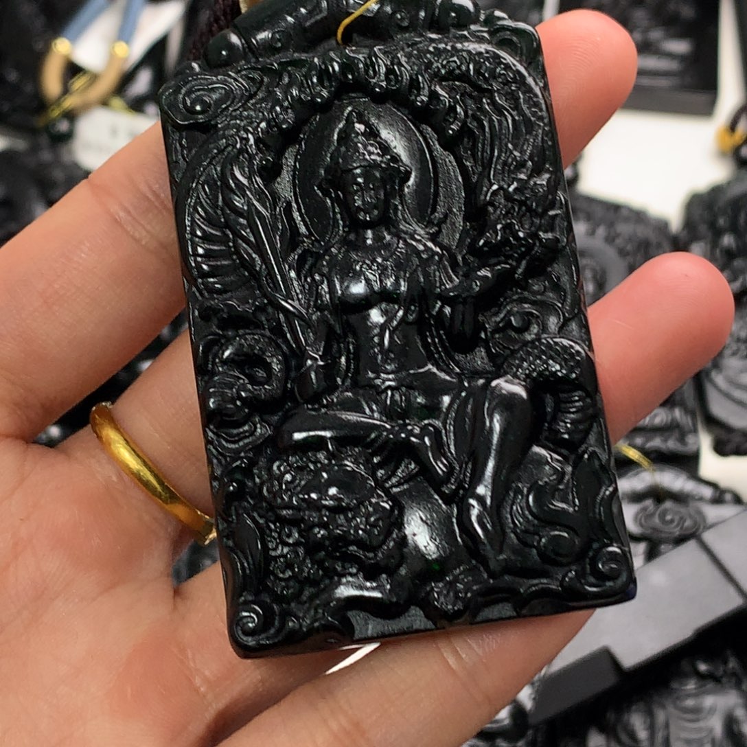 天然a货钢琴黑挂件