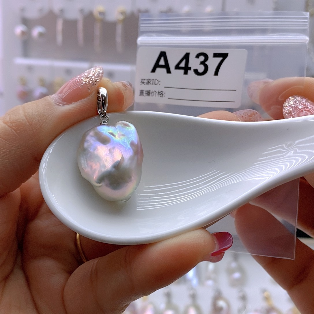 淡水珍珠颈饰银S925镶嵌