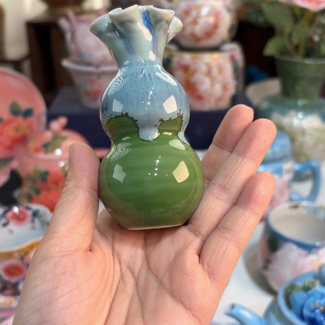 景德镇手绘高温釉下彩陶瓷茶具