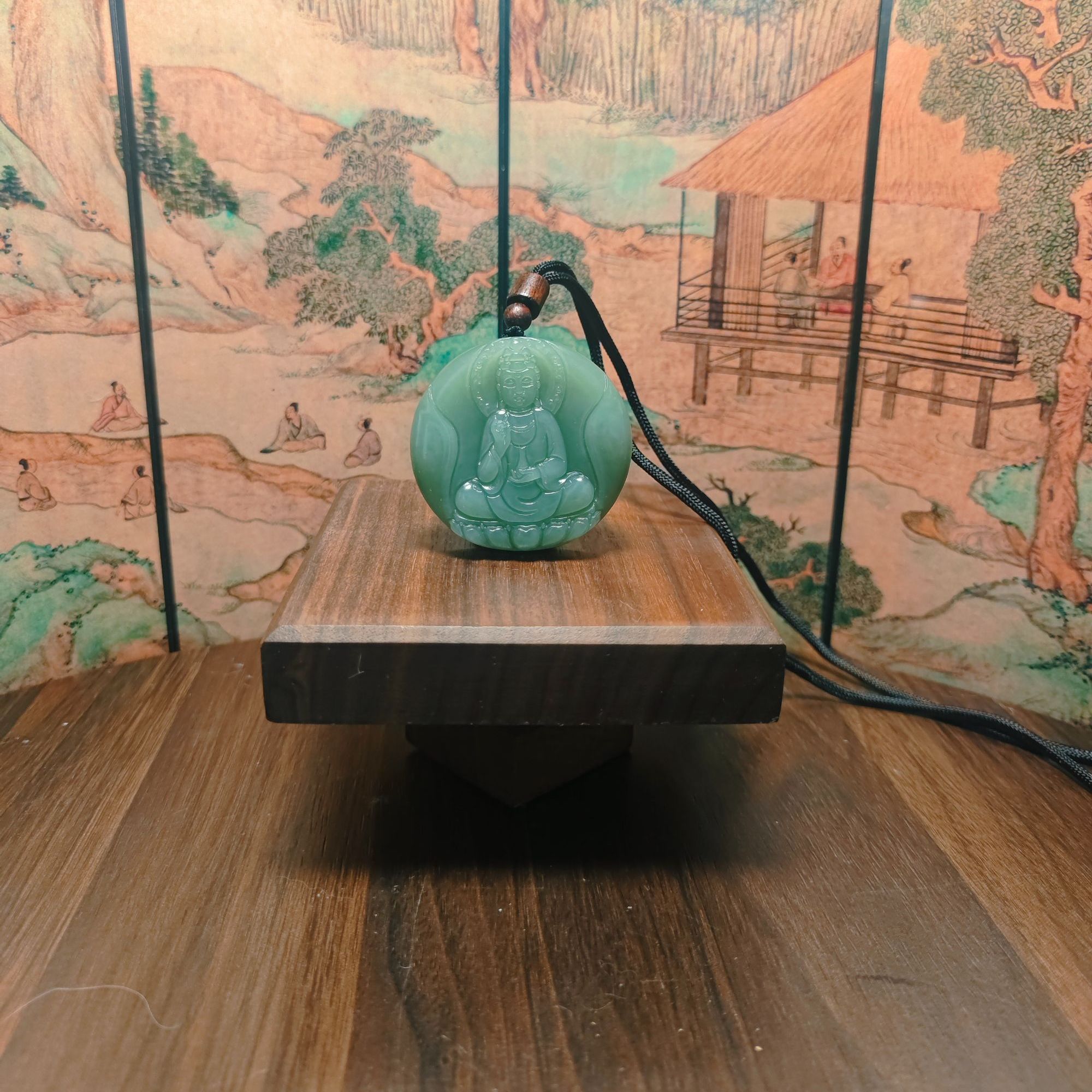 C和田玉观音吊坠0369