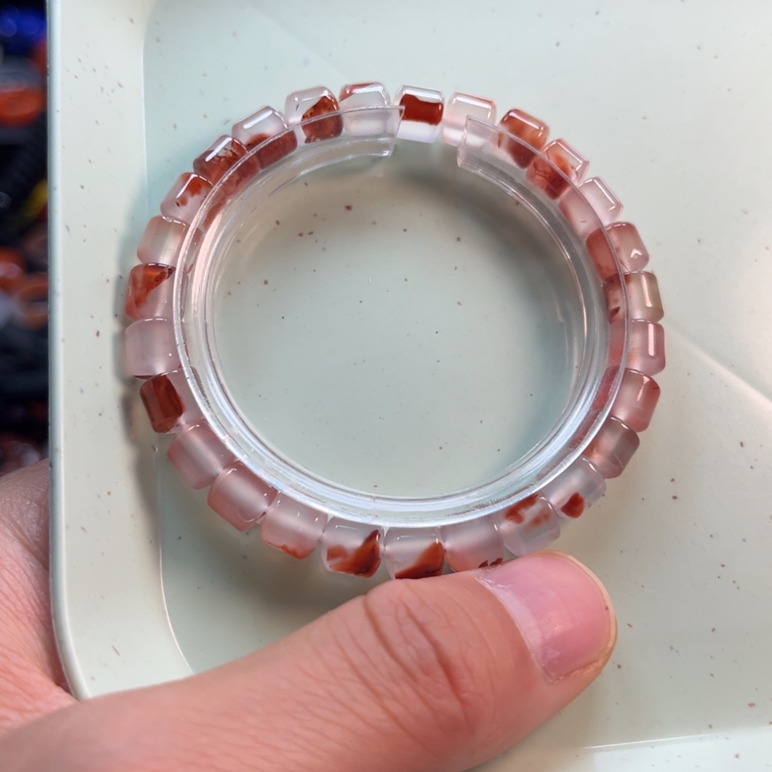 南红玛瑙手串7未镶嵌耀*