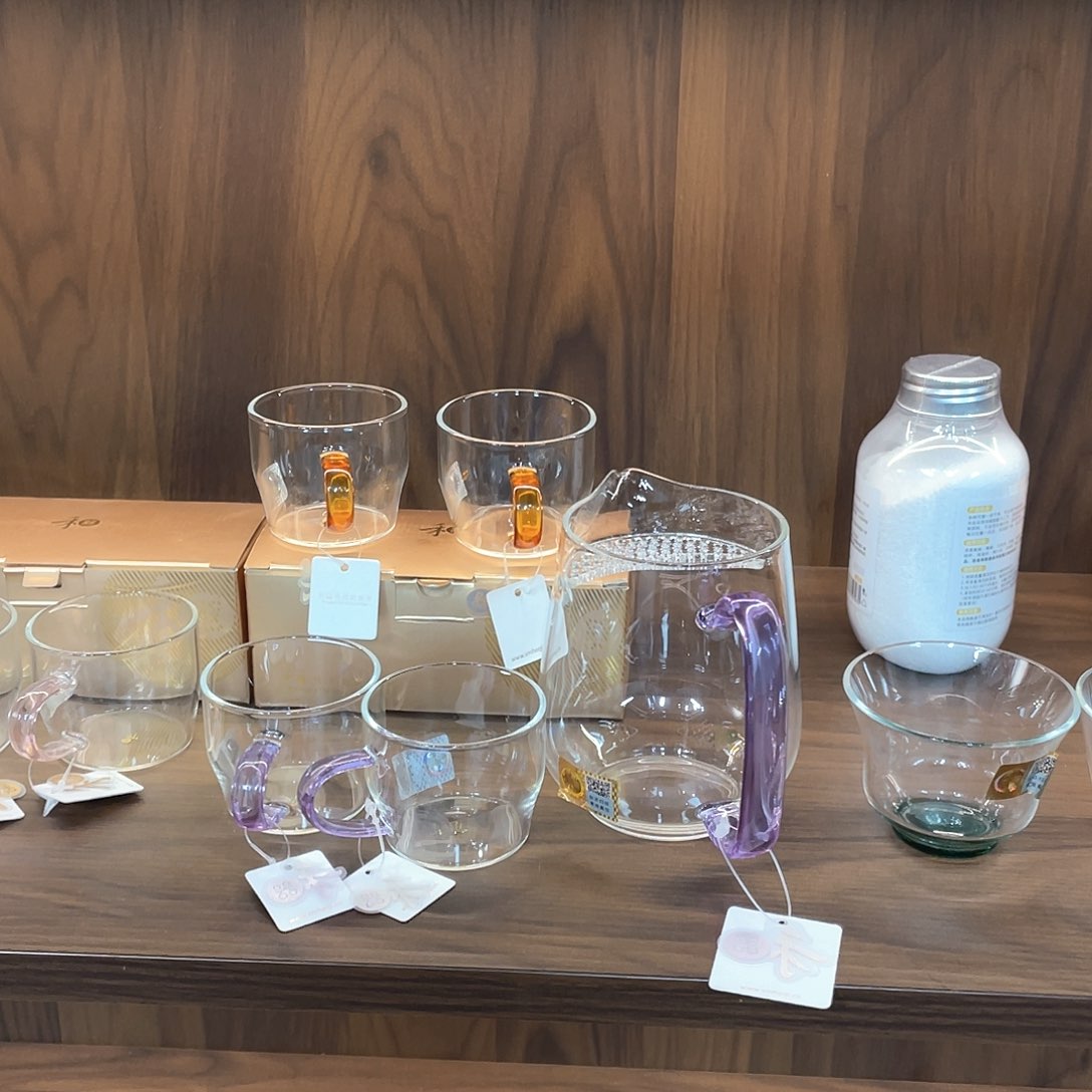 淡*?禾器丰然浅紫➕清尚杯浅紫各1