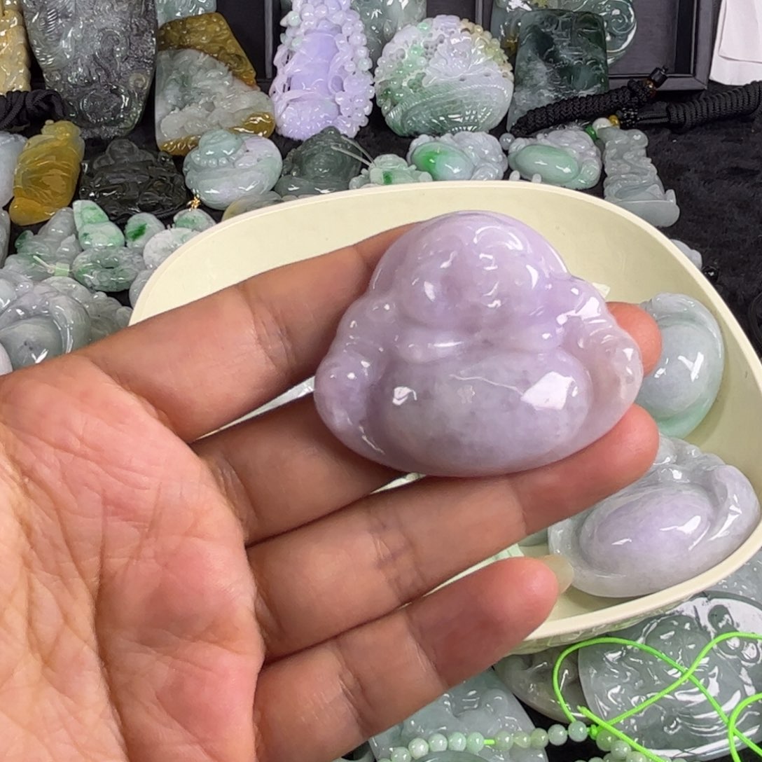 翡翠未镶嵌吊坠(不含链)瑕疵